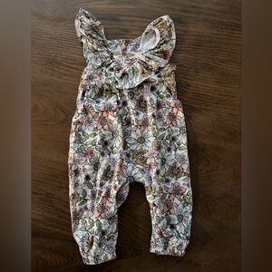 Jessica Simpson Floral Kids Bottoms - Pink, Brown, White